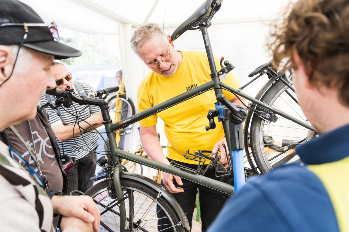 Reparieren statt wegwerfen Radreparatur Workshop
